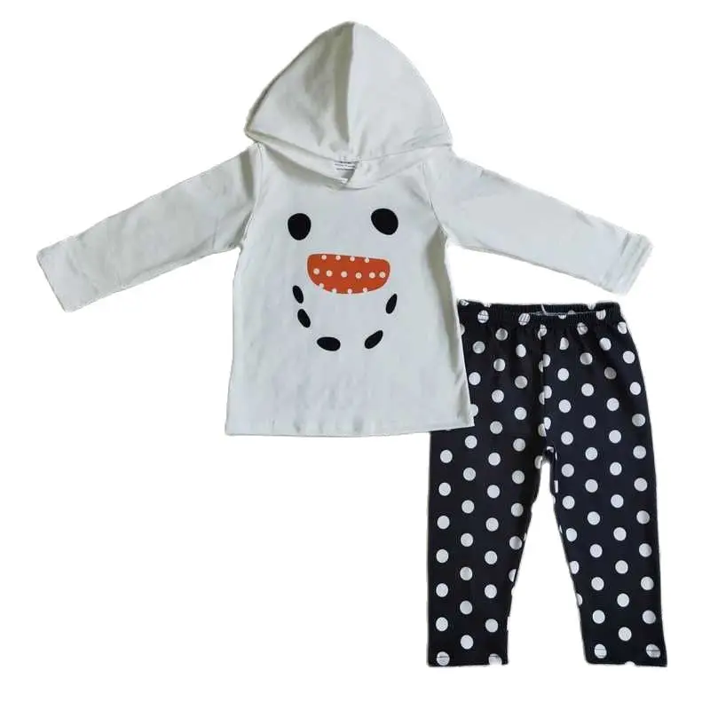 

GLP0293 Girls Outfit Long Sleeve And Long Pants Cartoon Print With A Hat