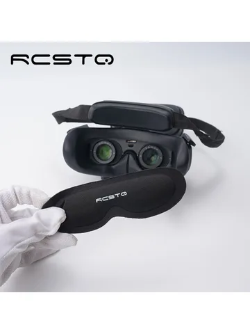 RCSTQ для Dji Avata 2, 3 летные очки, 2 губки, пыленепроницаемый солнцезащитный козырек, защитный чехол для линз O3, аксессуары для воздушного блока