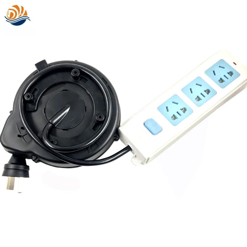 Бесплатная доставка 5 м выдвижная система удлинителей питания с вращающейся