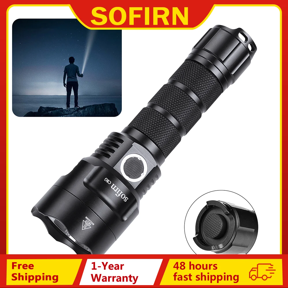 

Sofirn C8G Тактический фонарик 21700 SST40