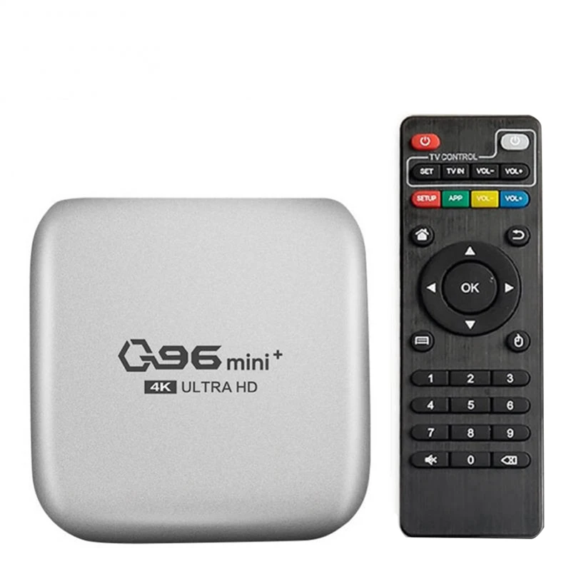 

Приставка Смарт-ТВ Q96 Mini Plus, 4 ядра, 64 бит, 4 + 32 ГБ