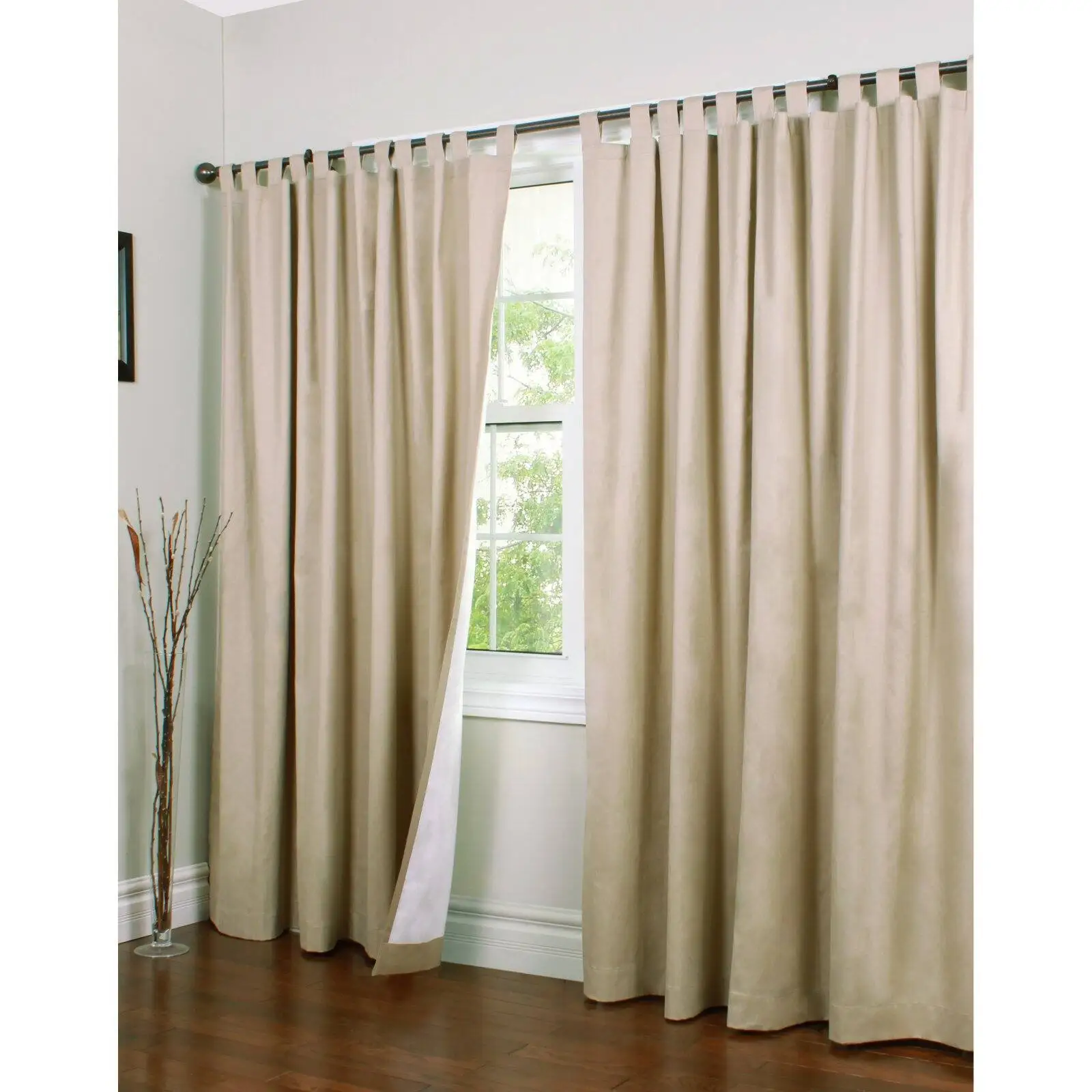 

Weathermate Tab Top Double Width Curtain Panel - One Pair