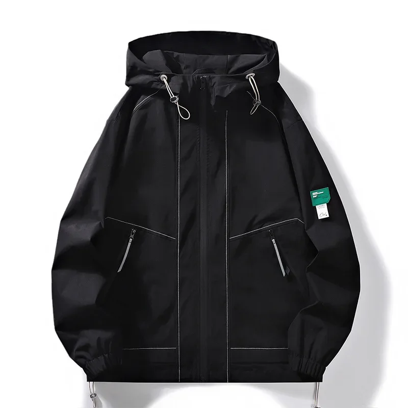 Куртка мужская демисезонная с капюшоном Спортивная повседневная легкая