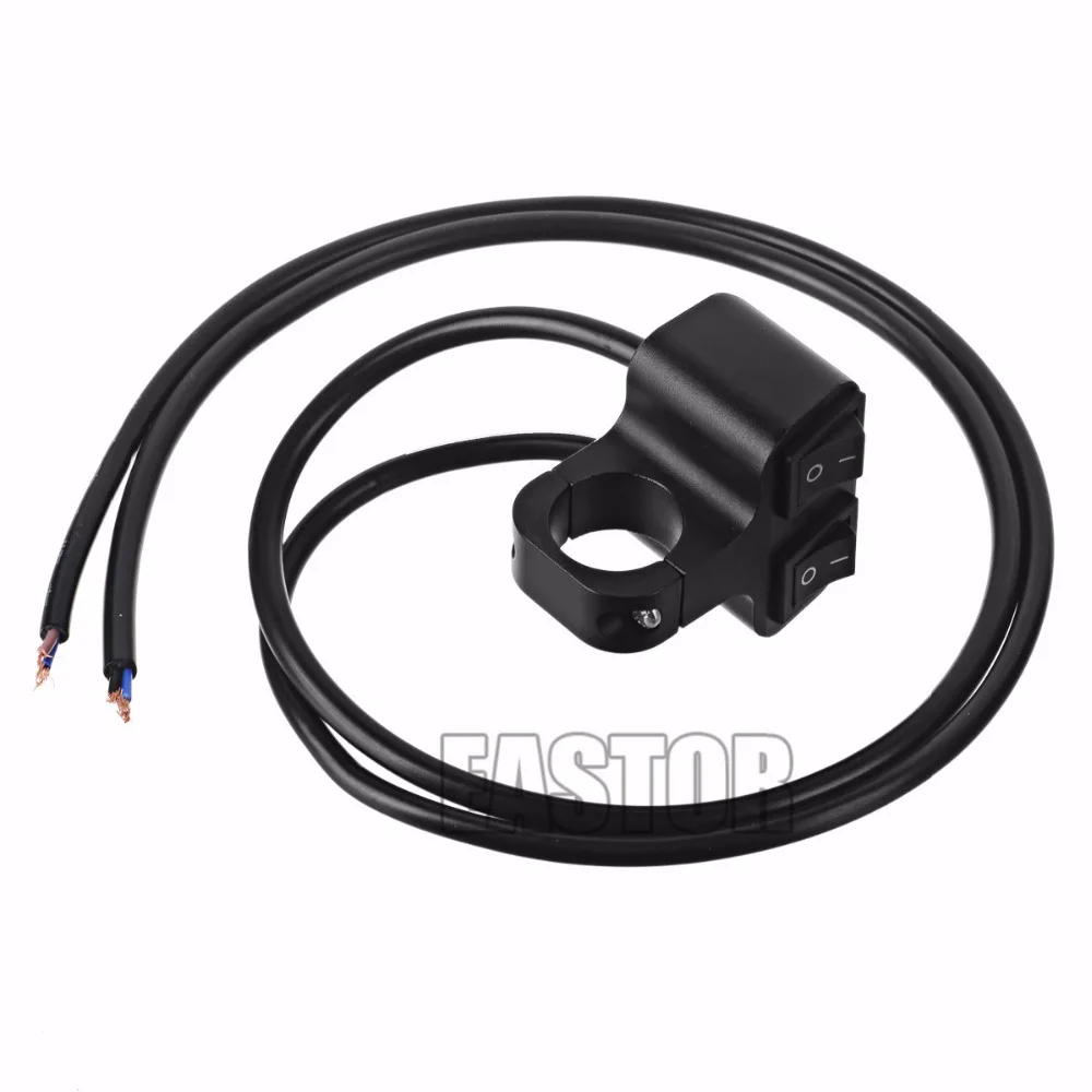 12v 10A Motorcycle CNC Aluminum Alloy Switch 22mm 2 Way Headlight Switches Momentary switch Handbar Wire | Автомобили и мотоциклы