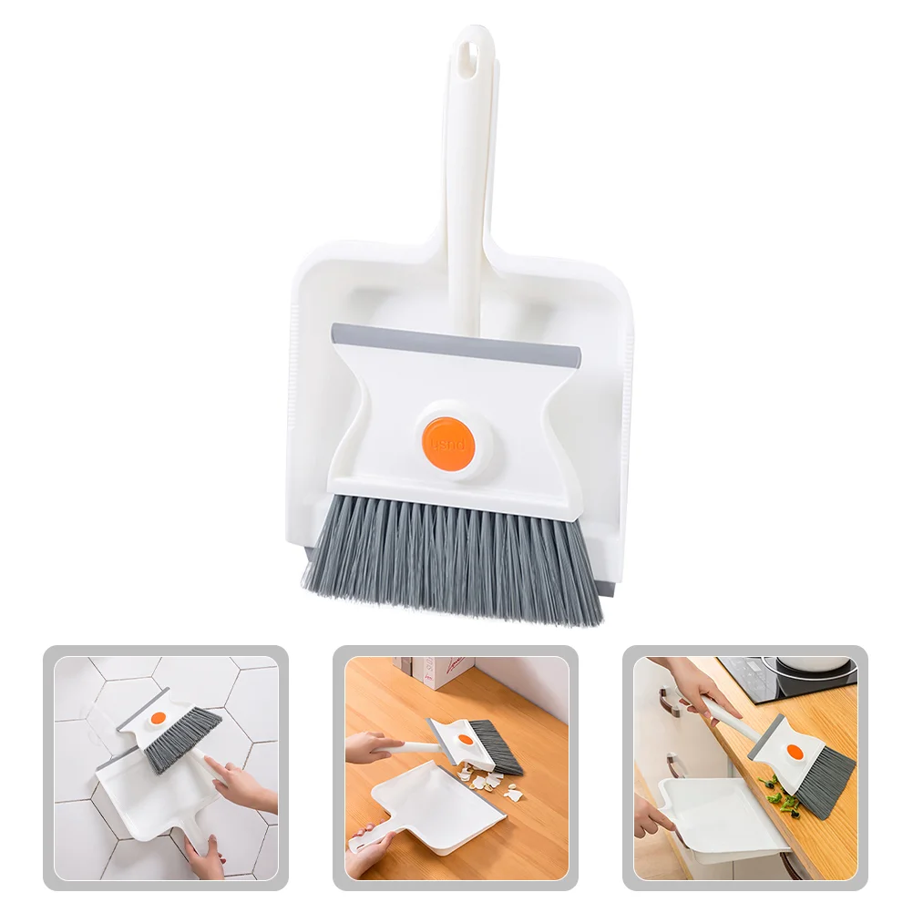 

Toy Cleaning Set Whisk Broom Dustpan Set Brush Desktop Broom Dustpan Tpr Cute Broom Small Hand Broom Toddler