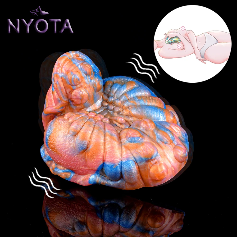 NYOTA фантазийный шлифовальный станок мягкий силиконовый массажер для клитора