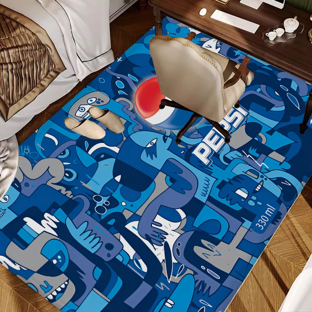 Нескользящий Напольный Коврик С Логотипом Modern Art Print P-Pepsi C-Cola Мягкий Ковер Для