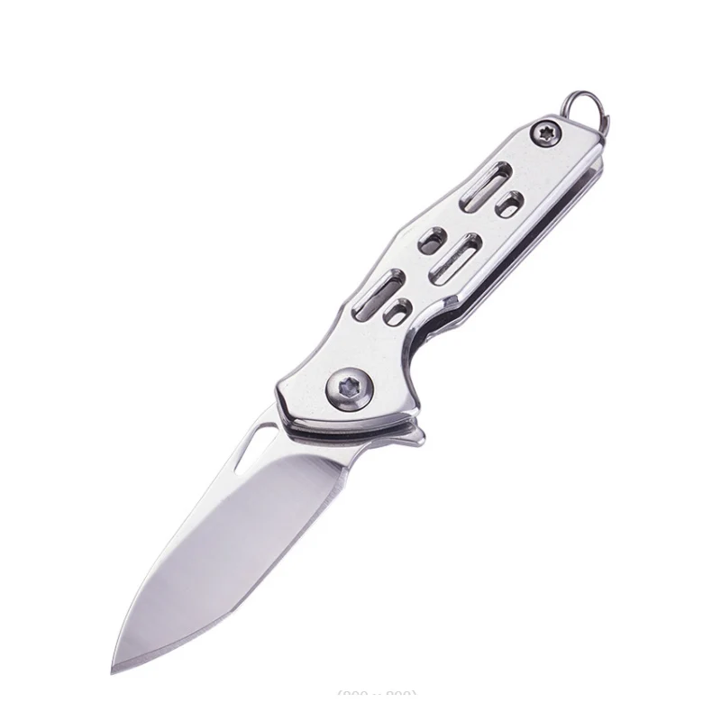 

Mini Multifunctional Outdoor Folding Knife Zipper Knife Utility knife Outdoor Survival EDC Gadget Keychain Pendant Pocket Knife