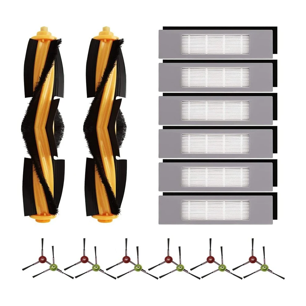 

Replacement Parts Main Brush Side Brushes Filters Compatible for Ecovacs T8Max T8AIVI Robot Vacuum Cleaner Accessories