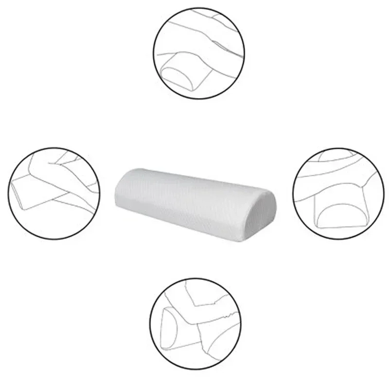 Ортопедическая подушка для сна Half Moon из пены с эффектом памяти снятия симптомов