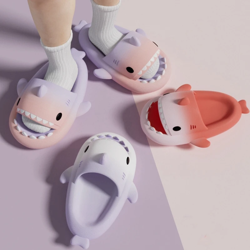 

Модель 2023 года, летние противоскользящие однотонные шлепанцы для родителей и детей, для дома и улицы