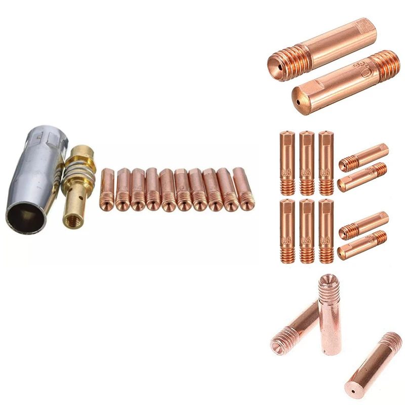 

ABHG 12X Power Nozzles M6 Contact Tube Holder Inert Nozzle For MB-15AK Welding Welding Torch