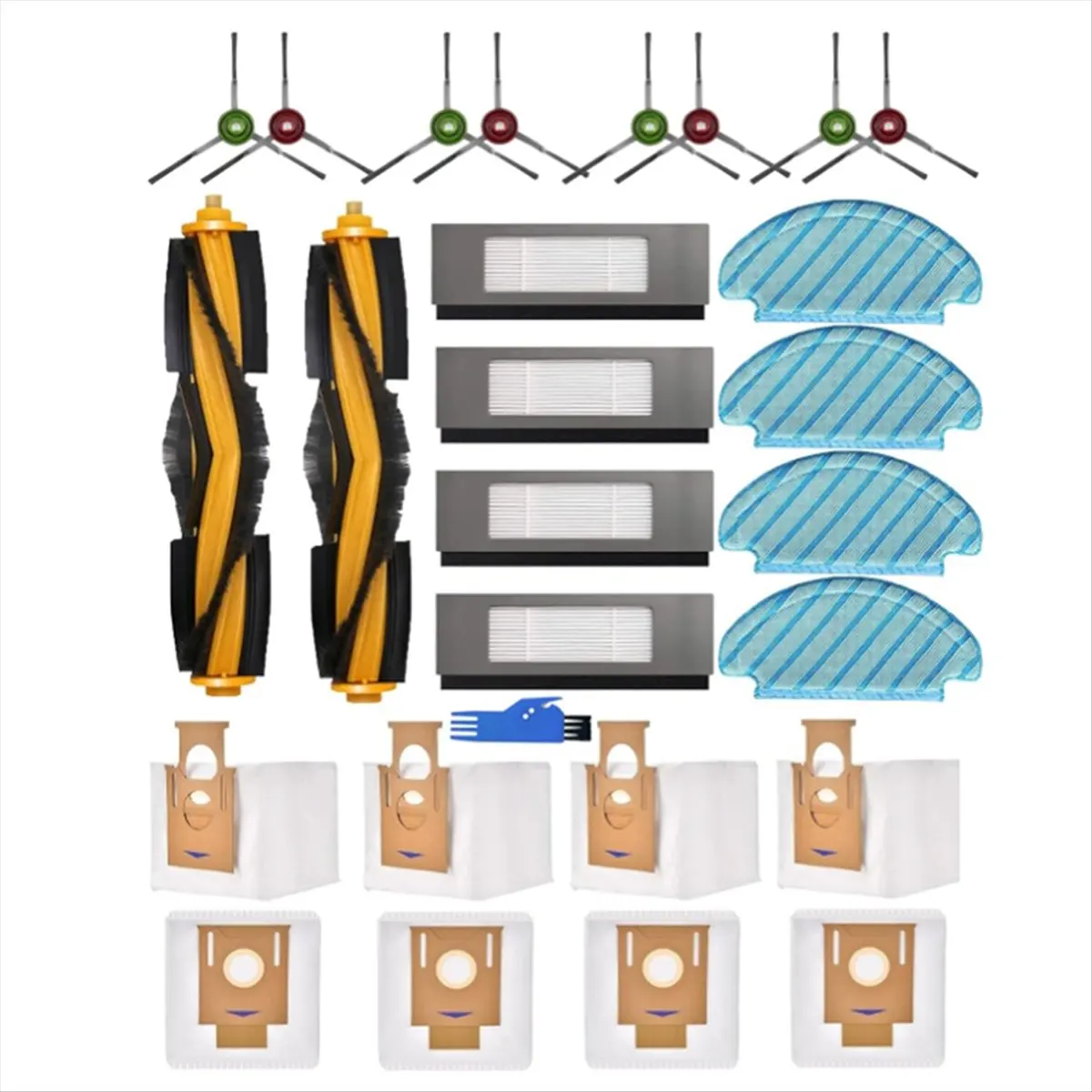 Фото T80C! Запасные части для Ecovacs DEEBOT N10+/N10 Plus, комплект аксессуаров OZMO N8+/N8 Pro+, наборы аксессуаров T8+/T8 AIVI+/T9+ №2