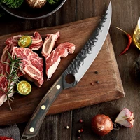 stainless steel kitchen chef knife professional meat cleaver hunting knife forged knife vegetables slice kitchen boning knife