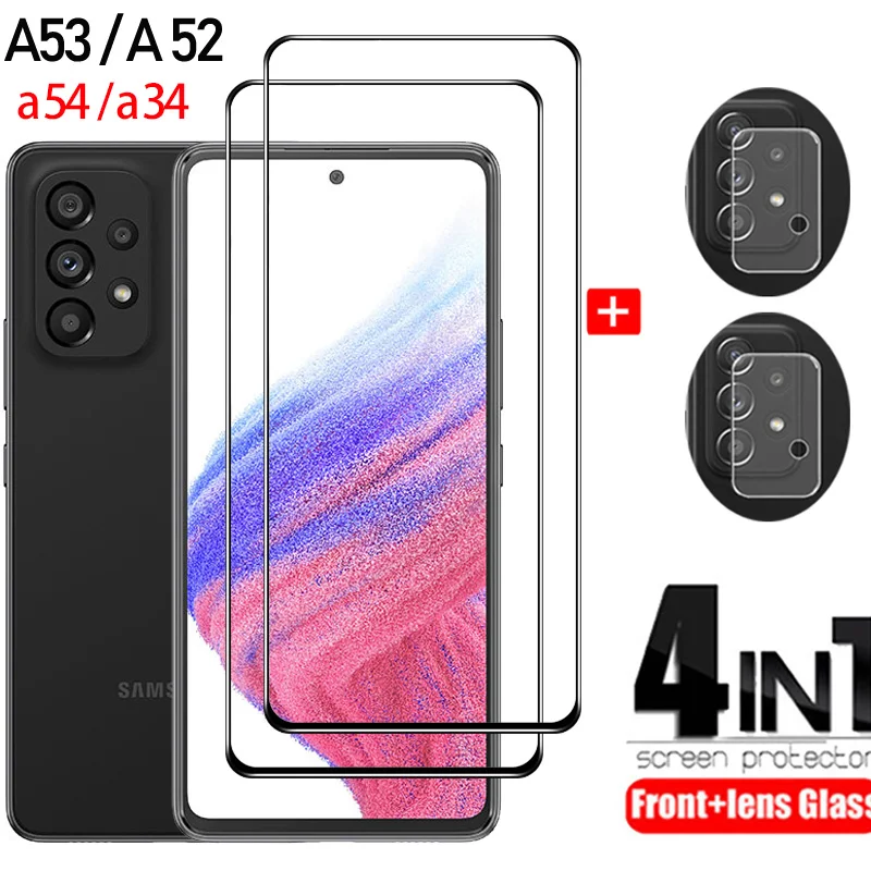 samsung a54 Accesorios Samsung A53 glass for Samsung Galaxy A 54 screen protector Galaxy A34 a52s A53 4G mica samsung a52 lamina