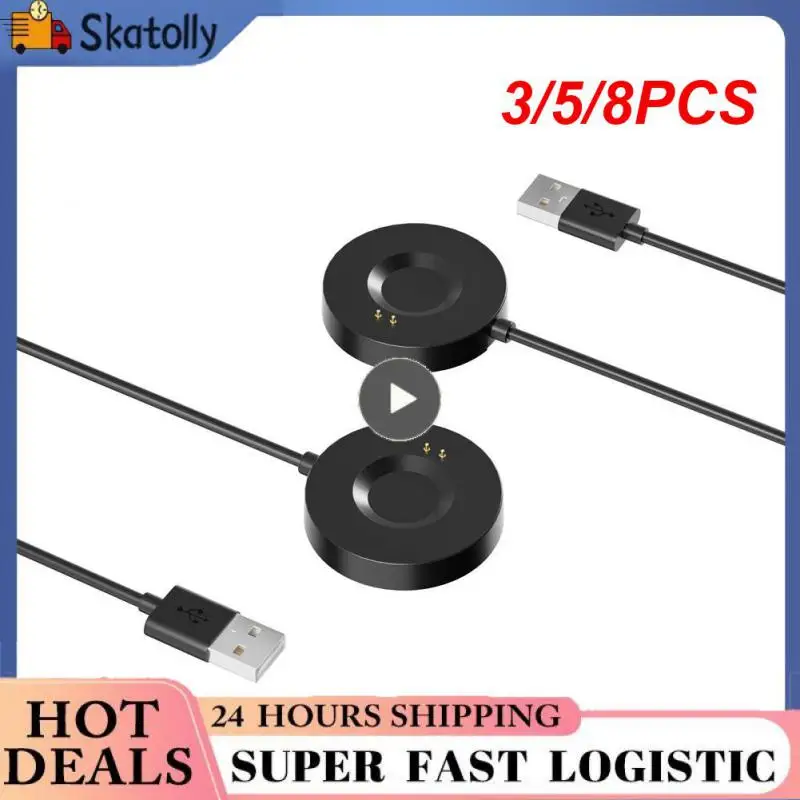 

3/5/8PCS Magnetic Charging Dock Bracket 5v Charging Dock Station Usb Charging Cable Classic For Samsung Galaxy Watch 4 Portable