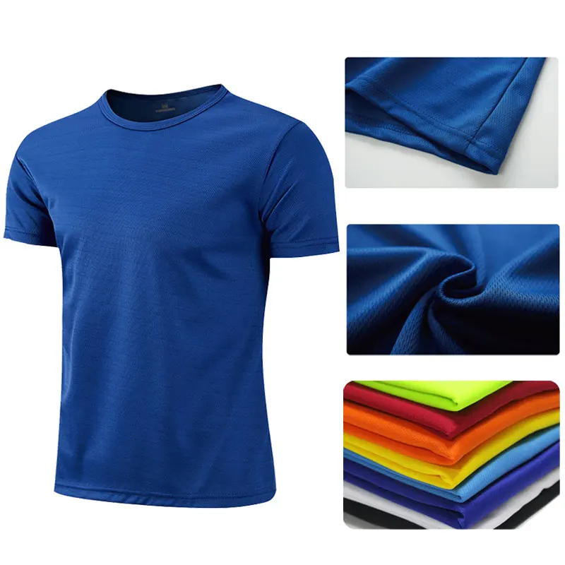 

Многоцветная быстросохнущая спортивная футболка с коротким рукавом, Джерси для тренажерного зала, футболка для фитнеса, тренировочная футболка для бега, дышащая Спортивная одежда для подростков