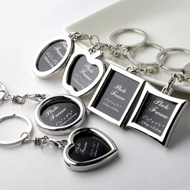 

Металлическая фоторамка для ключей для мужчин и женщин, брелки для фотостудии, маленькие подарки для студентов