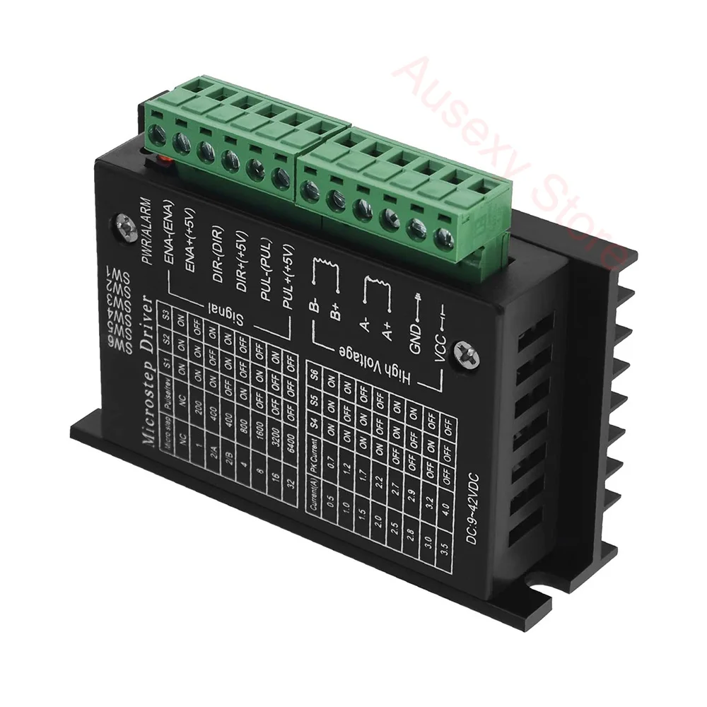 CNC Controller Single Axis TB6600 4A Two Hybrid Phase Driver of Step Engine nema 17/23 Controller Unit DC42V