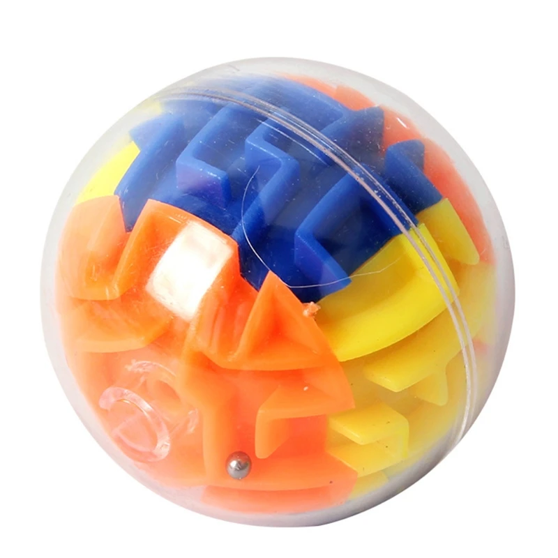 

2inch Magic 3D Maze Cube Puzzle Fidget Ball Interactive Toy Stimulation Sensory Education Toy Adults Kids Brain Teaser N0HD