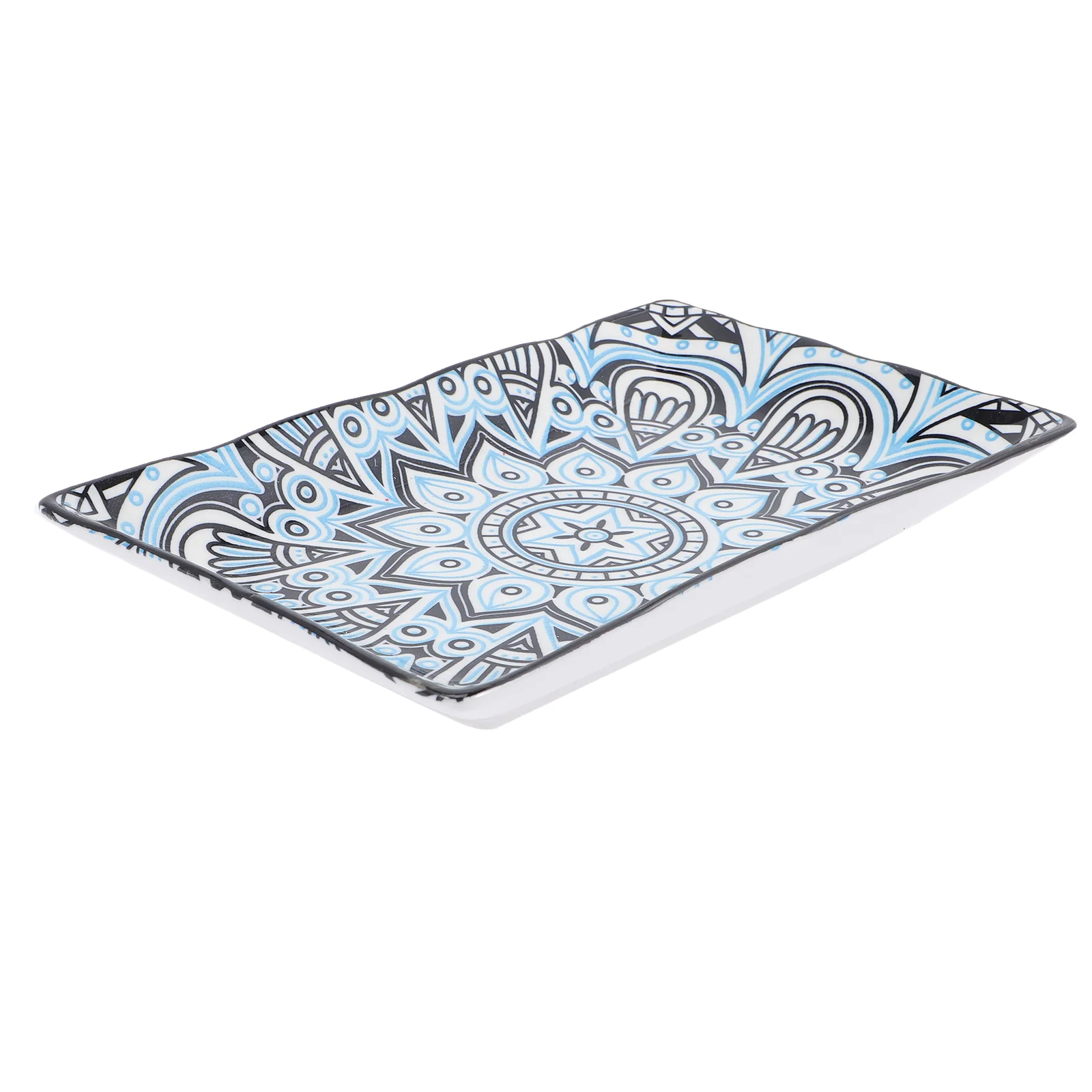 

Rectangular Salad Plate Dinner Plate Pasta Dessert Plate Serving Tray for Appetizer Sushi Fruit
