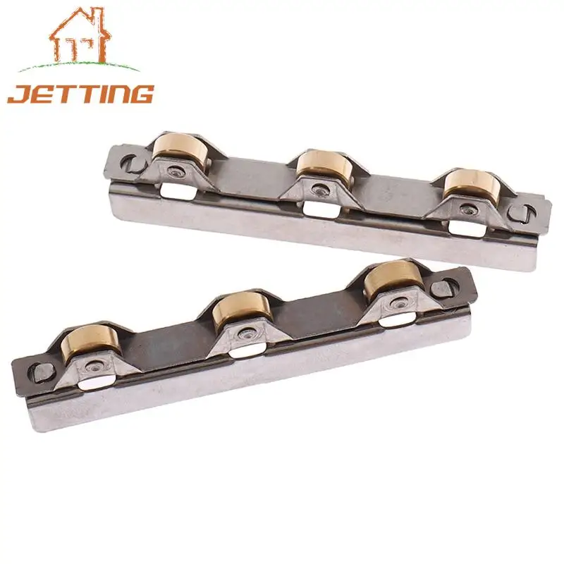 

For 8mm/10mm Glass Sliding Door Track Roller Accessories Metal Wheel Pulley Rollers For Bathroom Door Shop Wine Cabinet
