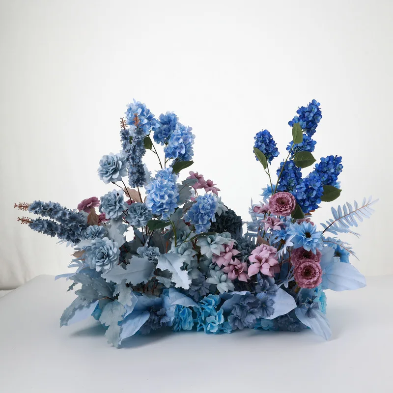 1 пучок/3 головы искусственные цветы листья растения свадебные цветочные