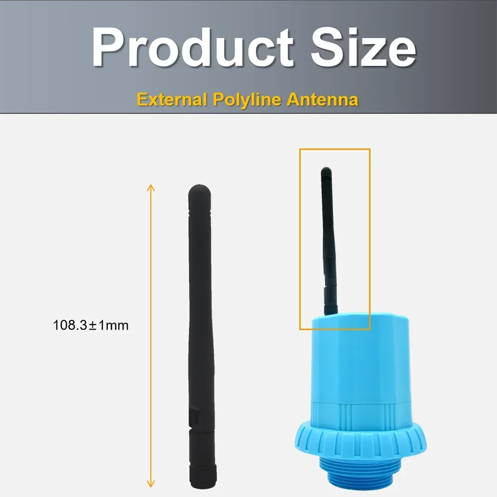 Беспроводной ультразвуковой датчик уровня воды NB IoT LoRaWAN Sigfox для дистанционного