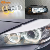 for bmw 2 series f45 f46 x1 f48 halogen headlight ultra bright dtm m4 style led angel eyes kit halo rings car refit accessories