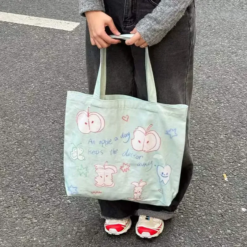 MBTI большая вместительная женская сумка на плечо модная корейская эстетичная