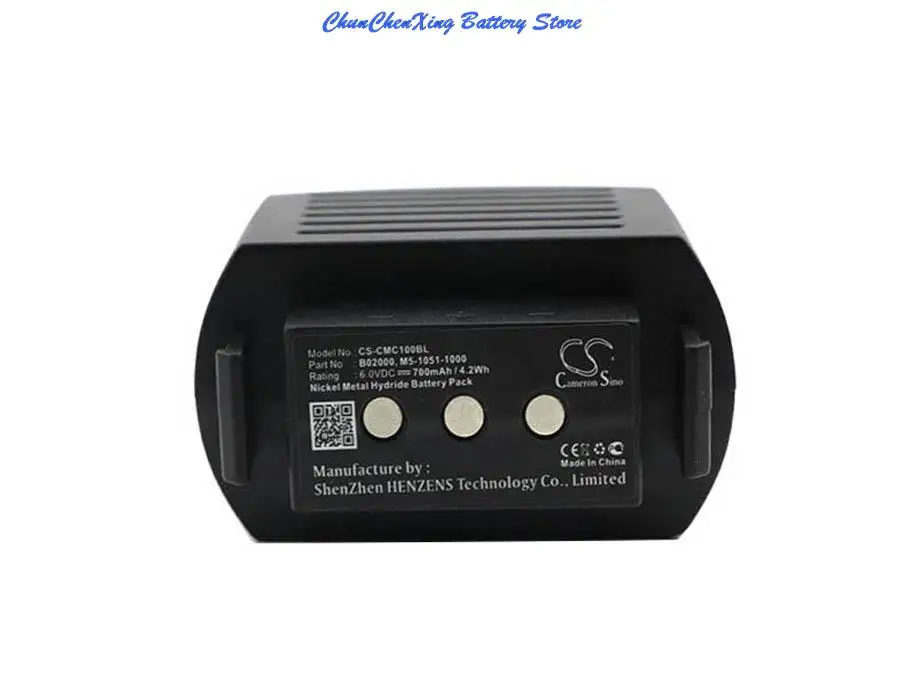 

Cameron Sino 700mAh Battery B02000, M5-1051-1000 for Cavotec Microcontrol MC-1000 Transmitt, Microcontrol MC-2000 Transmitt