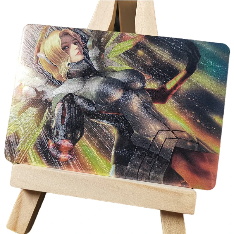 

4PCS Anime Ishtar Hyūga Hinata Altria Pendragon Angel Nude Sexy Collection Card Anime Goddess DIY ACG Collection Card