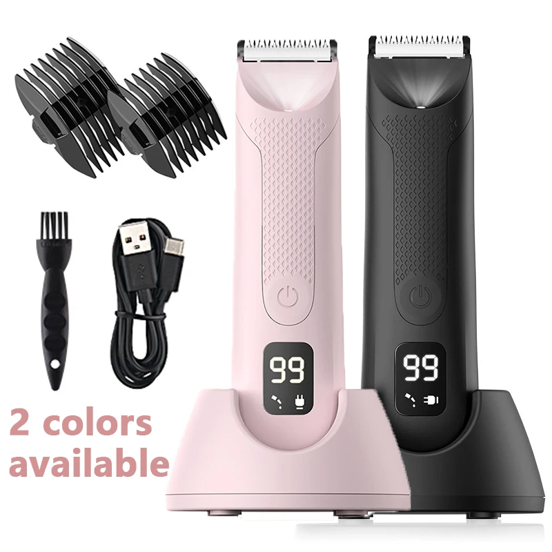 

Electric Groin & Body Trimmer for Men & Women Ball Shaver & Body Groomer Beard Grooming Rechargeable Pubic Hair Trimmer Washable