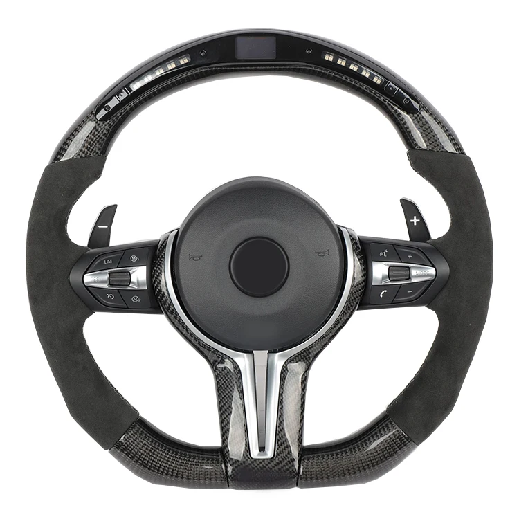 

Custom dashboard LED carbon fiber steering wheel for M2 m3 m4 m5 f10 f20 f22 f30 F32 F36 F90 E90 E70 for bmw f10 steering wheel