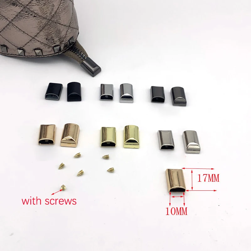

10Pcs Luggage hardware accessories 5 # zipper tail clip rectangular pull tail buckle