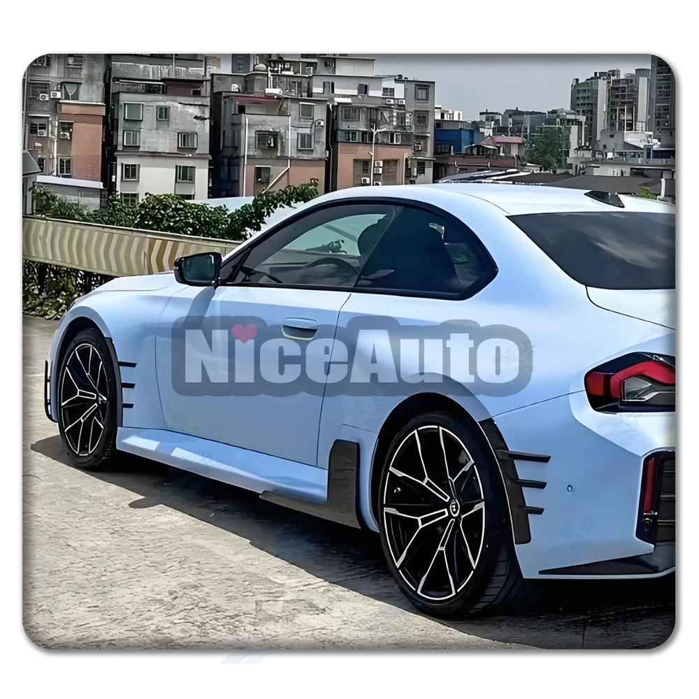Для BMW M2 G87 2023 2024 2025 автомобильное боковое крыло, крышка колесной арки, карбоновая декоративная наклейка, сплиттер, спойлер, крыло, 4 шт.компл. (art.: 3920d3daef63c) - 3920d3daef63c