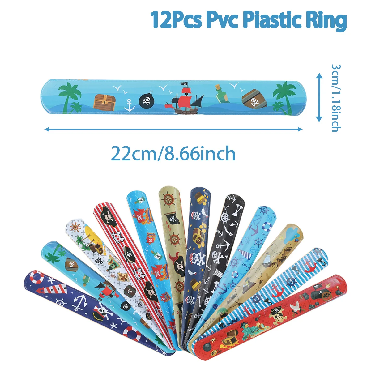 

Пиратский браслет из ПВХ QIFU