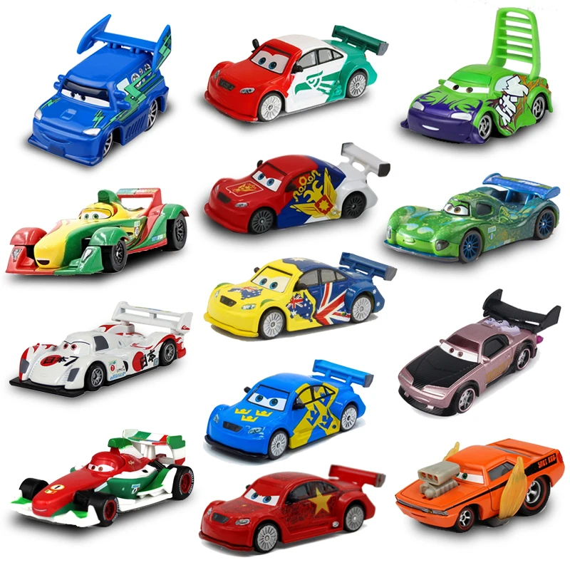 Disney Pixar Тачки 2 3 Молния Маккуин мэтер Джексон шторм Рамирес 1:55 литая машина