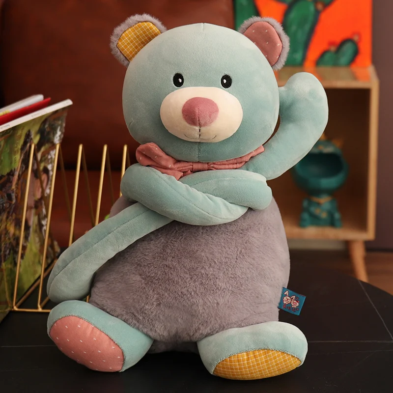 

65cm Conjurable Animals Plush Toy Stuffed Fluffy Rabbit Bear Arms Can be Lengthened and Shortened Funny Toy for Kids Boy Girl