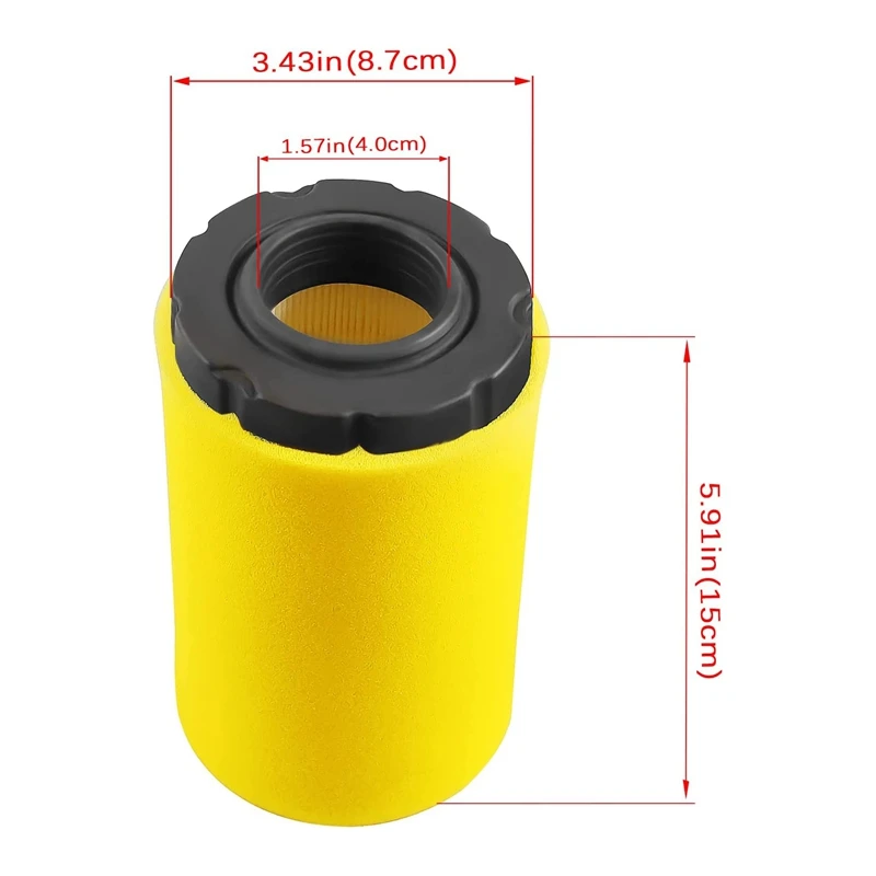 2 шт. воздушный фильтр 793569 для газонокосилки Briggs &amp Stratton 20-21HP 793685