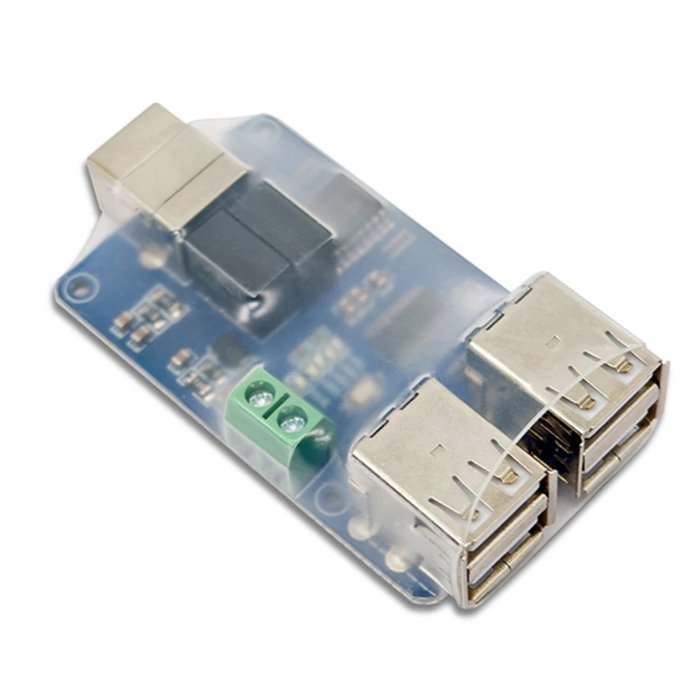 Фото A64K 4-канальный USB-изолятор 1500В, модуль ADUM3160, плата защиты связи, изоляция USB-USB, совместимость с USB 2.0 №1