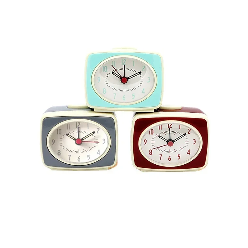 Винтажный будильник с флуоресцентными руками эмоциональное украшение интерьера