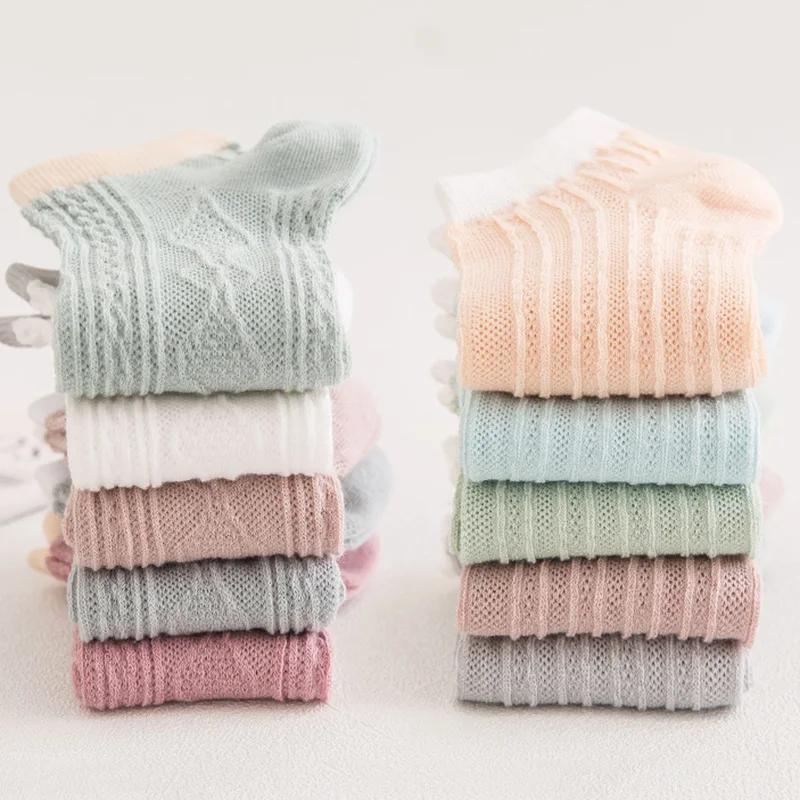 10Pairs Women Socks Spring Summer Cute Japanese Boat Socks Shallow Mouth Low Cut Cotton Ins Tide Thin Ankle Sock