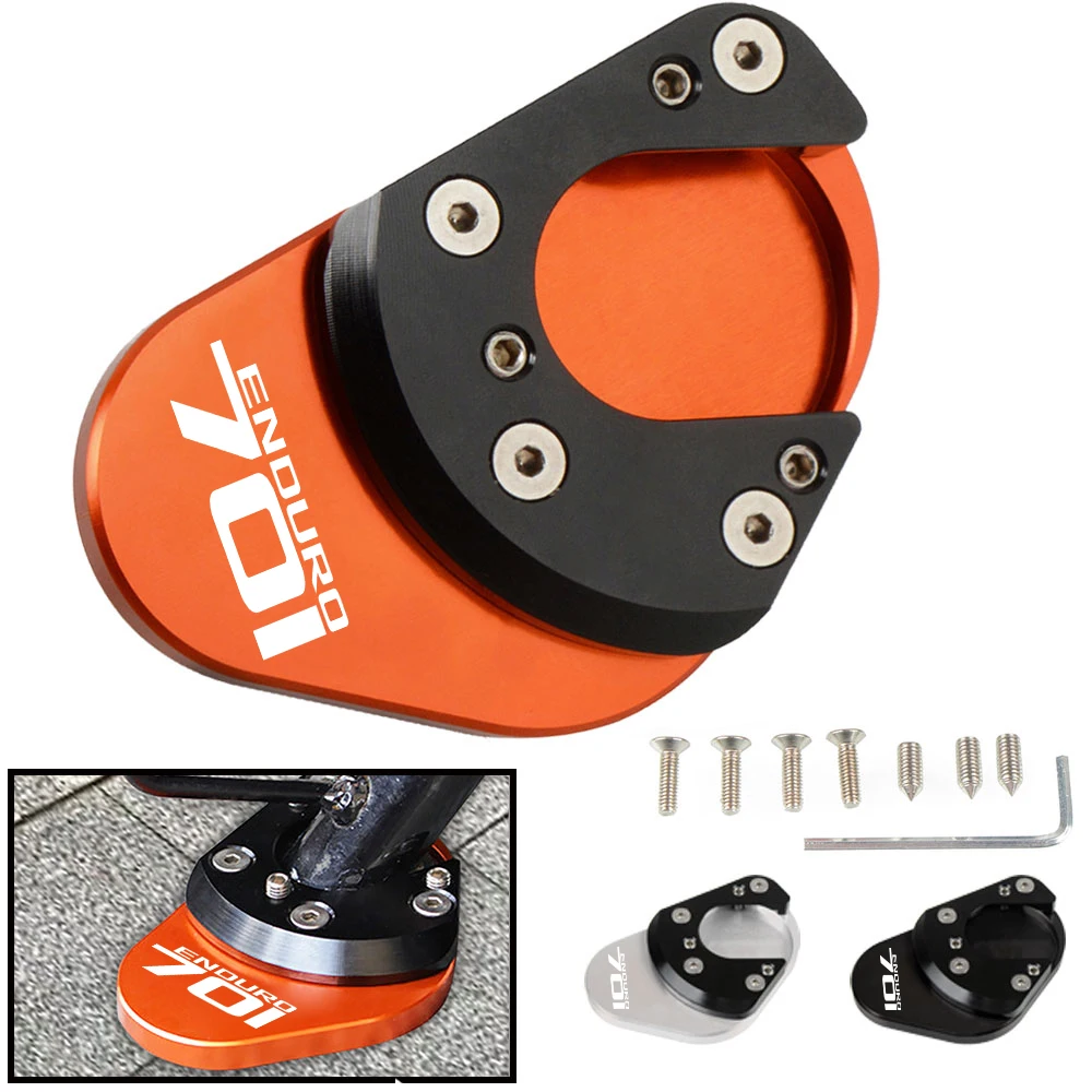 

Motorcycle Side Stand Enlarger CNC Kickstand Enlarge Plate Extension Pad For Husqvarna 701 Enduro 2016-2019 2018 2017 701Enduro