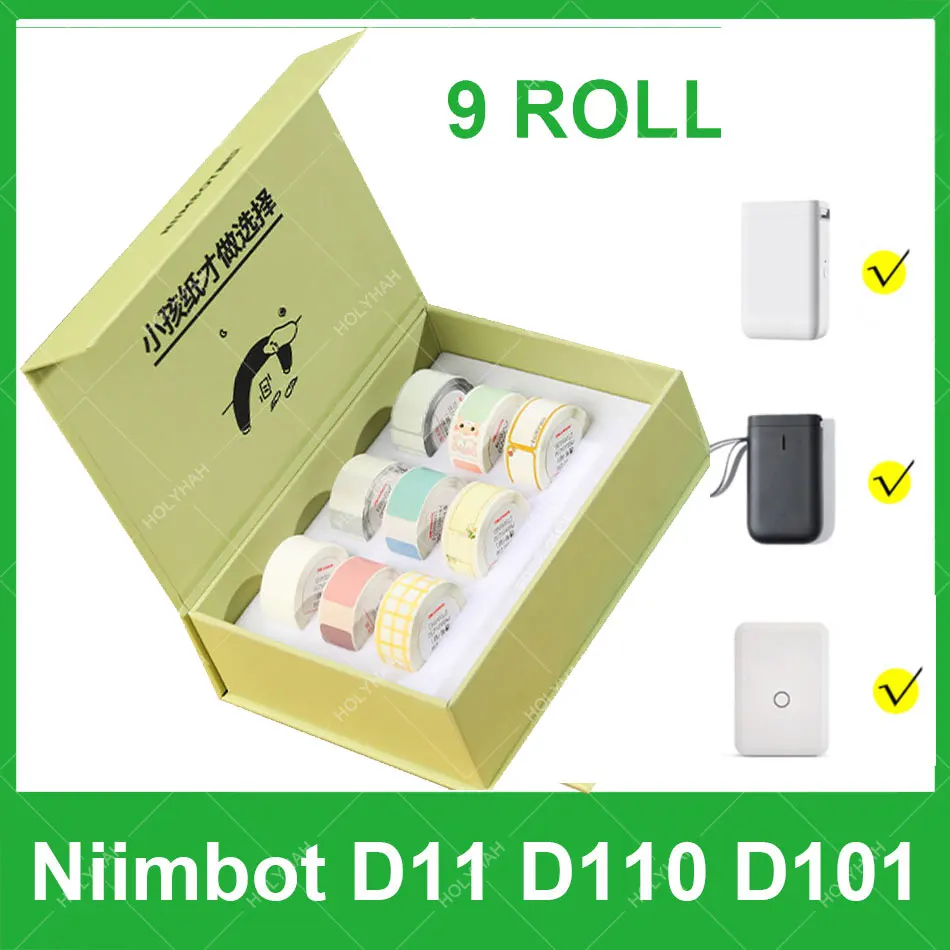Niimbot D11 D110 D101 Label Sticker Label Paper self-adhesive tape Waterproof White Niimbot D11 Labels for Niimbot D110 Printer