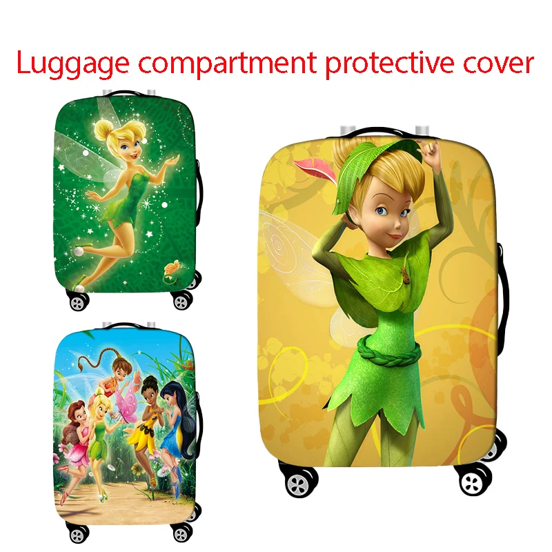 

Tinker Bell Elastic Luggage Case Protector Carrying Case Travel Accessories Girl Gift Student Supplies Trolley Case Dust Cover