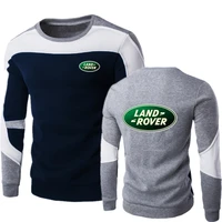 land rover 2022 spring and autumn new pullover mens business casual tricolor sweater round neck hot selling sports pullover