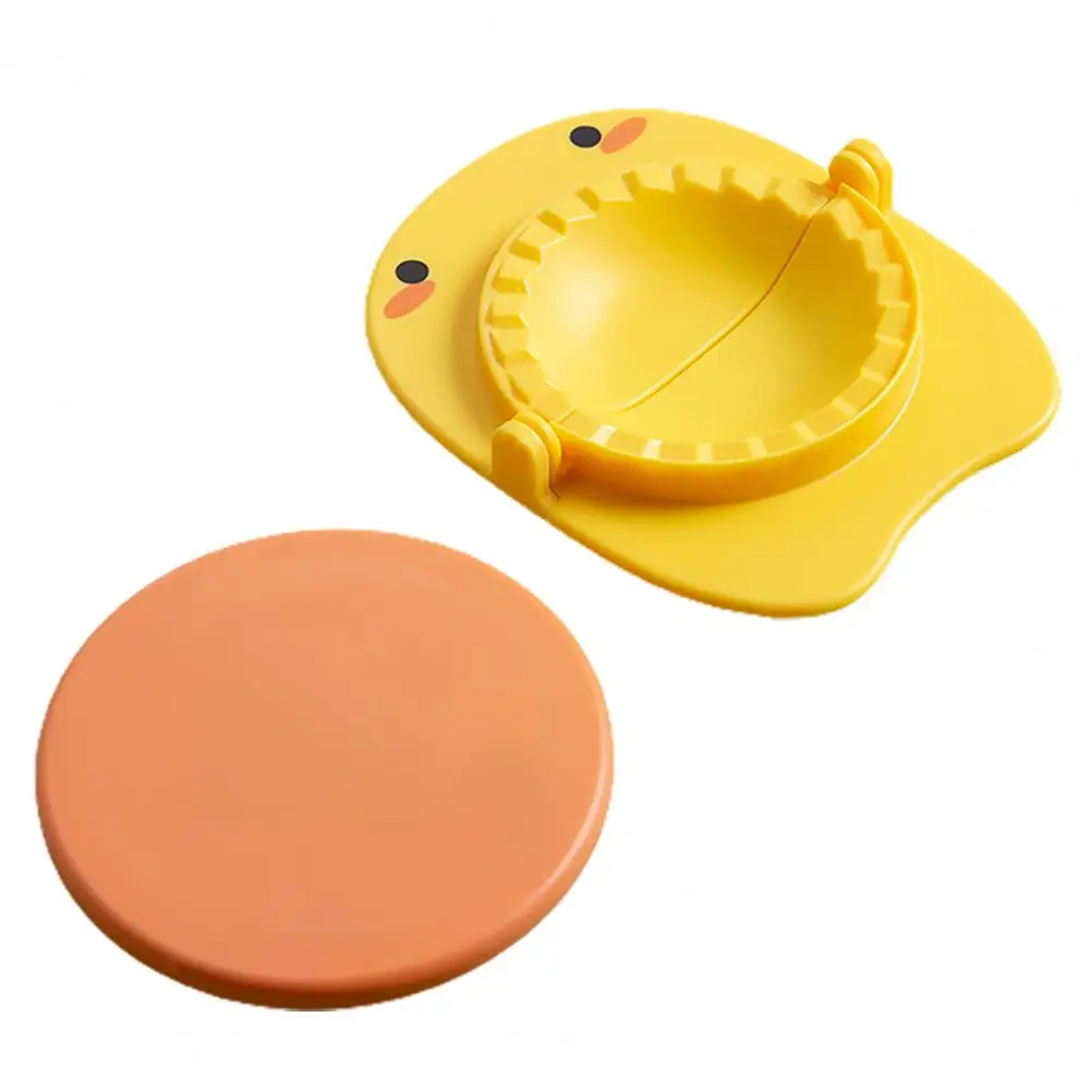 

2Pcs/Set Dough Presser Useful Vibrant Color Food Grade for Restaurant Dumpling Machine Dumpling Mold