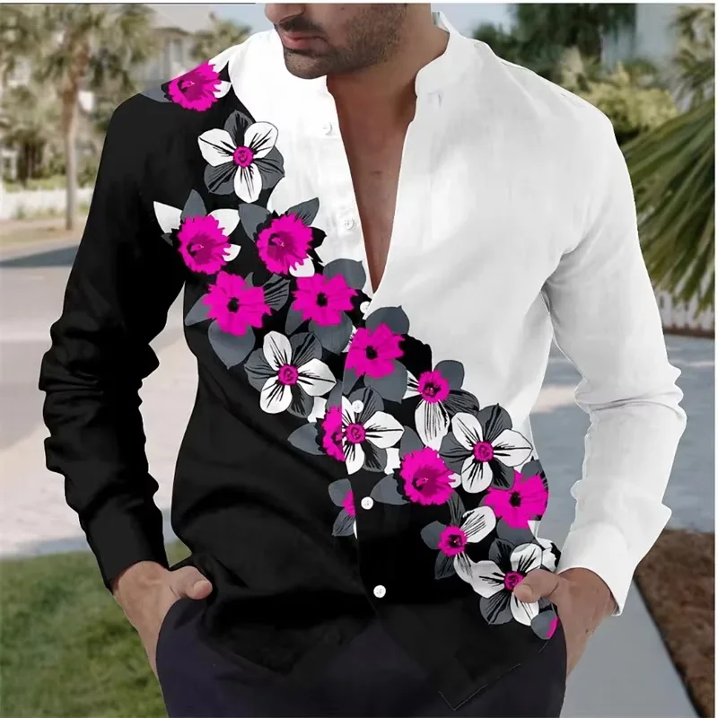 Праздничный легкий и удобный топ с длинными рукавами воротником-стойкой тонкая