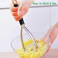 potato masher high quality widely used hollowed out mesh for restaurant vegetable masher potatoes mud machine
